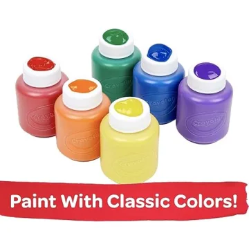 Crayola Washable Kids Paint Set (12 Colors) for Creative Fun