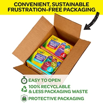 Crayola Washable Kids Paint Set (12 Colors) for Creative Fun