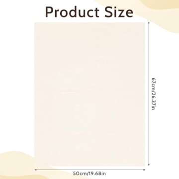 Trinkrittey 26.4''X19.6'' Monks Cloth - Perfect for Punch Needle & Embroidery