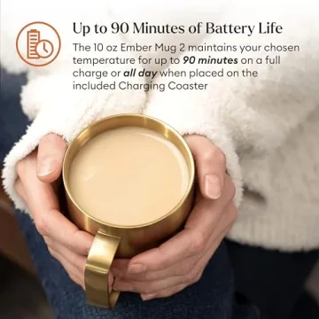 Ember Smart Mug 2 - Gold, App-Controlled Heated Mug