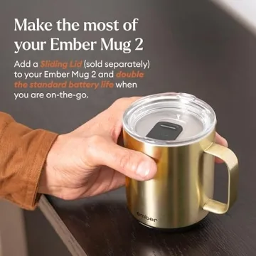 Ember Smart Mug 2 - Gold, App-Controlled Heated Mug