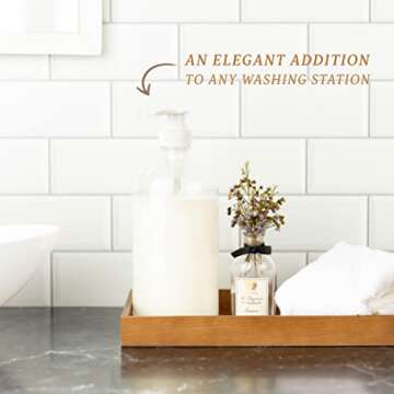 kitchentoolz 32-Ounce Large Clear Glass Boston Round Bottles w/Pumps. Great for Lotions, Soaps, Oils, Sauces - Food Safe and Medical Grade (Pack of 2)