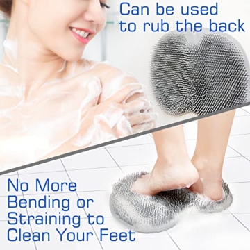 Ultimate Shower Foot Scrubber Mat Back Washer for Everyone