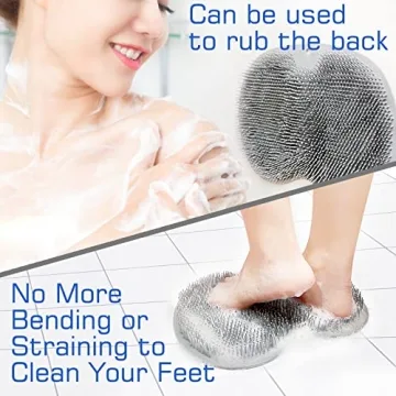 Ultimate Shower Foot Scrubber Mat Back Washer for Everyone