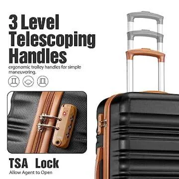 LONG VACATION 6 Piece Luggage Set | Durable & Stylish