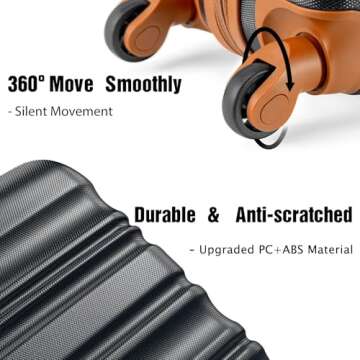 LONG VACATION 6 Piece Luggage Set | Durable & Stylish