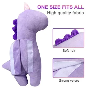 Farochy Unicorn Seat Belt Pillow for Kids Comfort