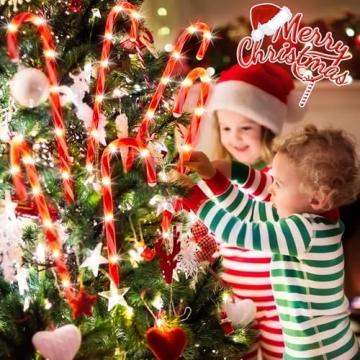 33" Candy Cane Christmas Lights for Holiday Decor