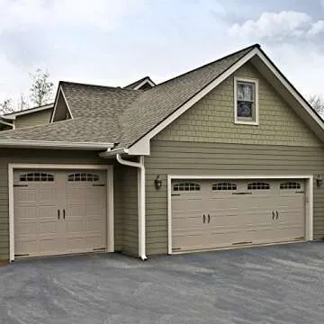 Magnetic Garage Door Decorative Accent Set - Black