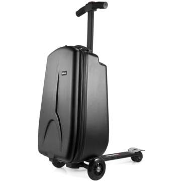 iubest Scooter Luggage Carry On Scooter Suitcase for Kids Age 4-15, Detachable & Foldable 4 in 1 Kid...