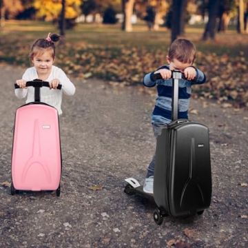 iubest Kids Scooter Luggage 4 in 1 Suitcase Carry On