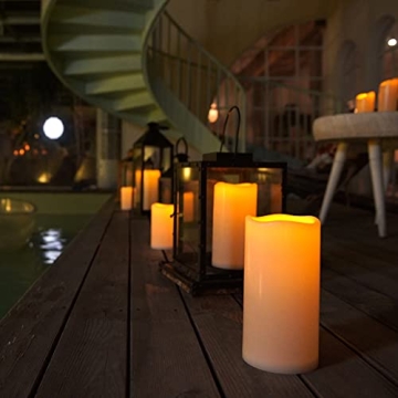 Homemory Waterproof Flameless Candles with Remote Control