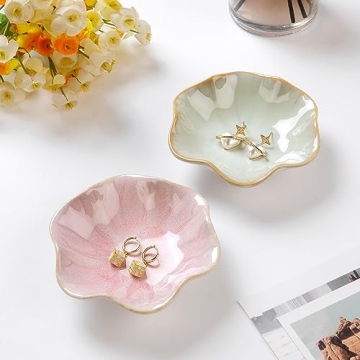Lotus Leaf Ring Holder Dish for Jewelry & Trinkets