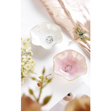Lotus Leaf Ring Holder Dish for Jewelry & Trinkets