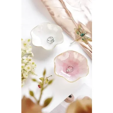 Lotus Leaf Ring Holder Dish for Jewelry & Trinkets