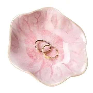 Lotus Leaf Ring Holder Dish for Jewelry & Trinkets