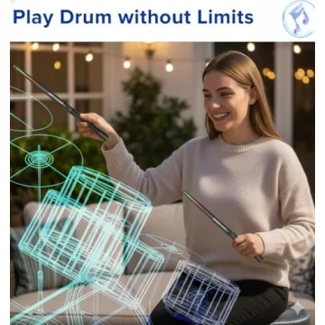 Electronic Drumsticks - Wireless Air Drumsticks for Music Enthusiasts