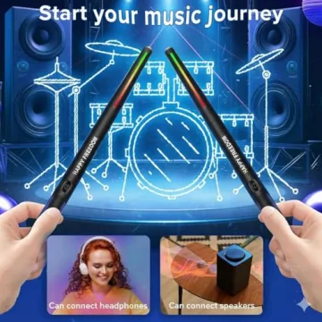 Portable Electronic Drumsticks for Drummers Anytime Anywhere