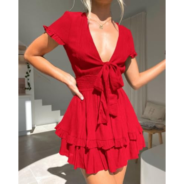 PRETTYGARDEN Summer Swing Mini Dress for All Occasions