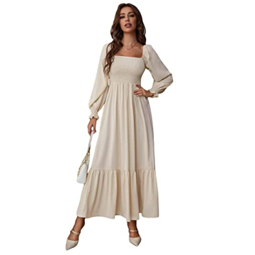Elegant Long Sleeve Maxi Dress for All Occasions