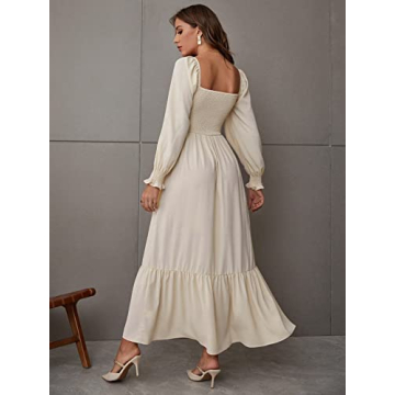 Elegant Long Sleeve Maxi Dress for All Occasions