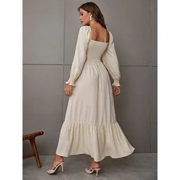 Elegant Long Sleeve Maxi Dress for All Occasions
