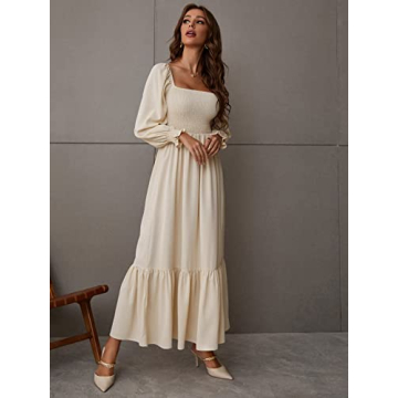 Elegant Long Sleeve Maxi Dress for All Occasions