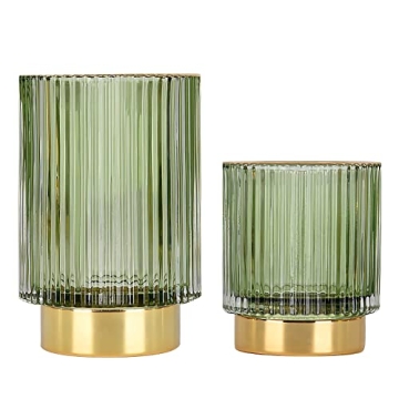 DASITON Makeup Brush Holder Organizer: Luxe Vintage Storage Solution