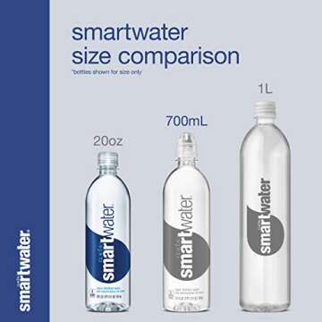 Smartwater Premium Water Bottles 24 Pack 20 fl oz
