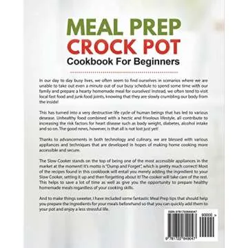 The Complete Meal Prep Crock Pot Cookbook For Beginners: Quick, Healthy & Delicious Crock Pot Recipe...