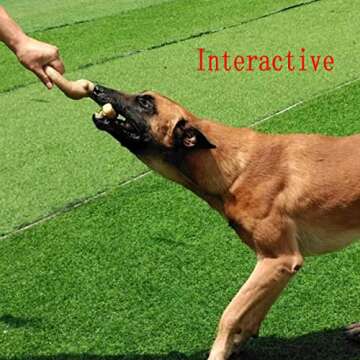 BETTEPROD Dog Chew Toys for Aggressive Chewers Large Breed, Bacon Flavor,Indestructible Dog Teething Chew Toys,Tough Bones for Large/Medium/Small Puppies,Interactive Tug-of-war Toy with Nylon