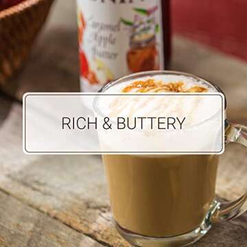 Monin Caramel Apple Butter Syrup for Seasonal Drinks