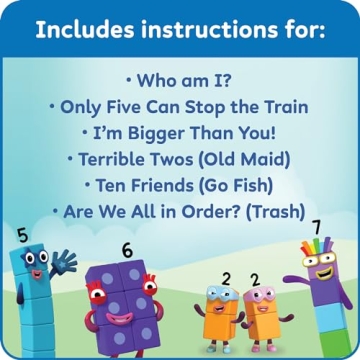 hand2mind Numberblocks Playing Cards for Kids 3-5