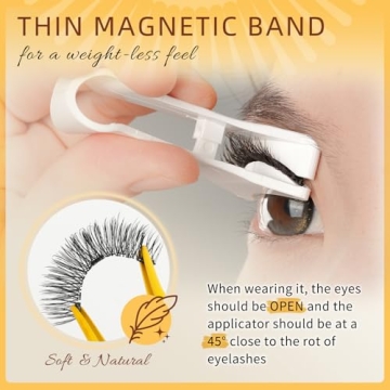 QUEWEL Magnetic Eyelashes Kit - Easy to Wear & Reusable