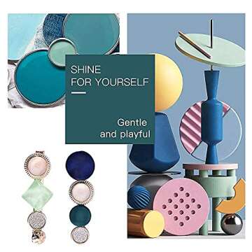 28 Pcs Hair Clips Barrettes for Women Girls, Acrylic Resin Hair Accessories, Sweet Handmade Hair Clips Bobby Pins Hairpin Headwear (20 Piece)