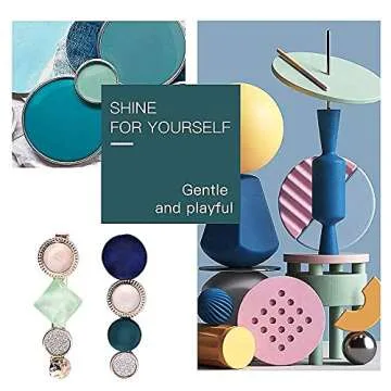 28 Pcs Hair Clips Barrettes for Women Girls, Acrylic Resin Hair Accessories, Sweet Handmade Hair Clips Bobby Pins Hairpin Headwear (20 Piece)