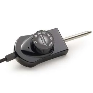 Presto 22-Inch Extra Large Griddle, 22"x 13", Low Profile Design, Ceramic Nonstick, Black 07072 Slimline