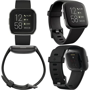 Fitbit Versa 2 Smart Watch with Heart Rate Monitor and More