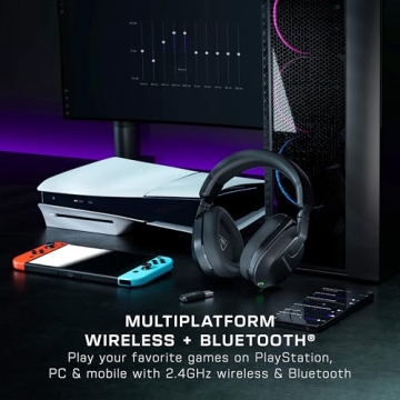 Turtle Beach Stealth 600 Wireless Gaming Headset with Bluetooth, 80-Hr Battery Life, and Flip-to-Mut...
