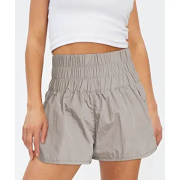 AUTOMET High Waisted Athletic Shorts - Stylish Summer Wear