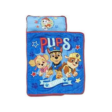 Paw Patrol We're A Team Toddler Nap-Mat Set - Includes Pillow and Plush Blanket – Great for Girls ...