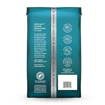 Caribou Coffee, Light Roast Ground Coffee - Daybreak Morning Blend 20 Ounce Bag - Packaging May Vary