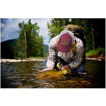 American Fish Flag Fishing Hat for Outdoor Adventures