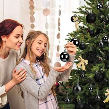 Aitsite 100 Pack Christmas Tree Ornaments Set for Holidays