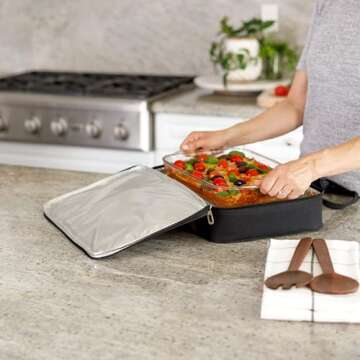 Insulated Casserole Carrier - Perfect for Food Transport