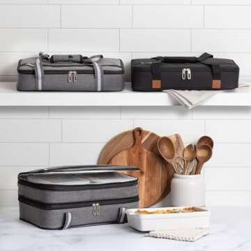 Insulated Casserole Carrier - Perfect for Food Transport