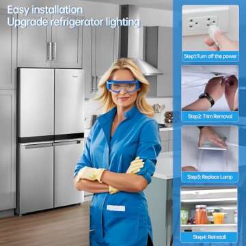 W11048980 LED Light for Whirlpool & Kitchen-Aid Refrigerators