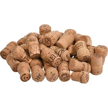 Recycled Champagne & Sparkling Wine Corks for Crafting (50)