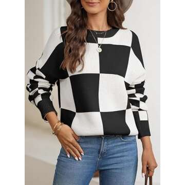 EVALESS Fall Sweaters for Women Trendy Business Casual Outfits for Work Cable Knit Sweaters Womens F...