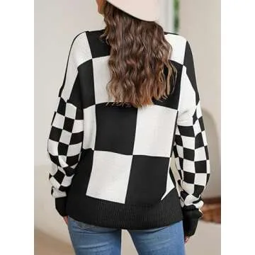 EVALESS Trendy Cable Knit Sweaters for Women 2024